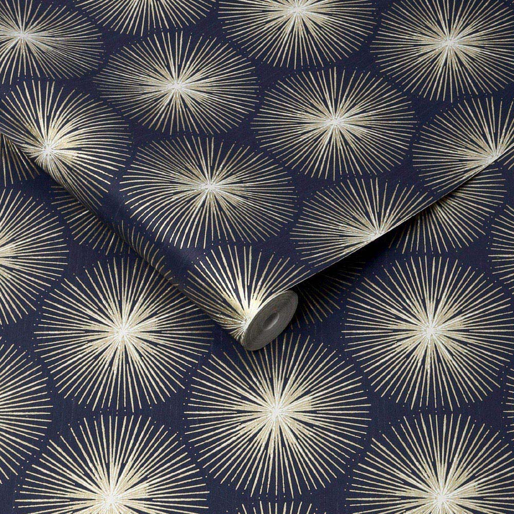 Superfresco Easy Fire Circle Gold Wallpaper Image 2