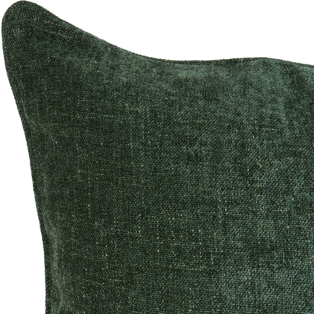 Divante Windsor Chenille Cushion  - Green Image 3