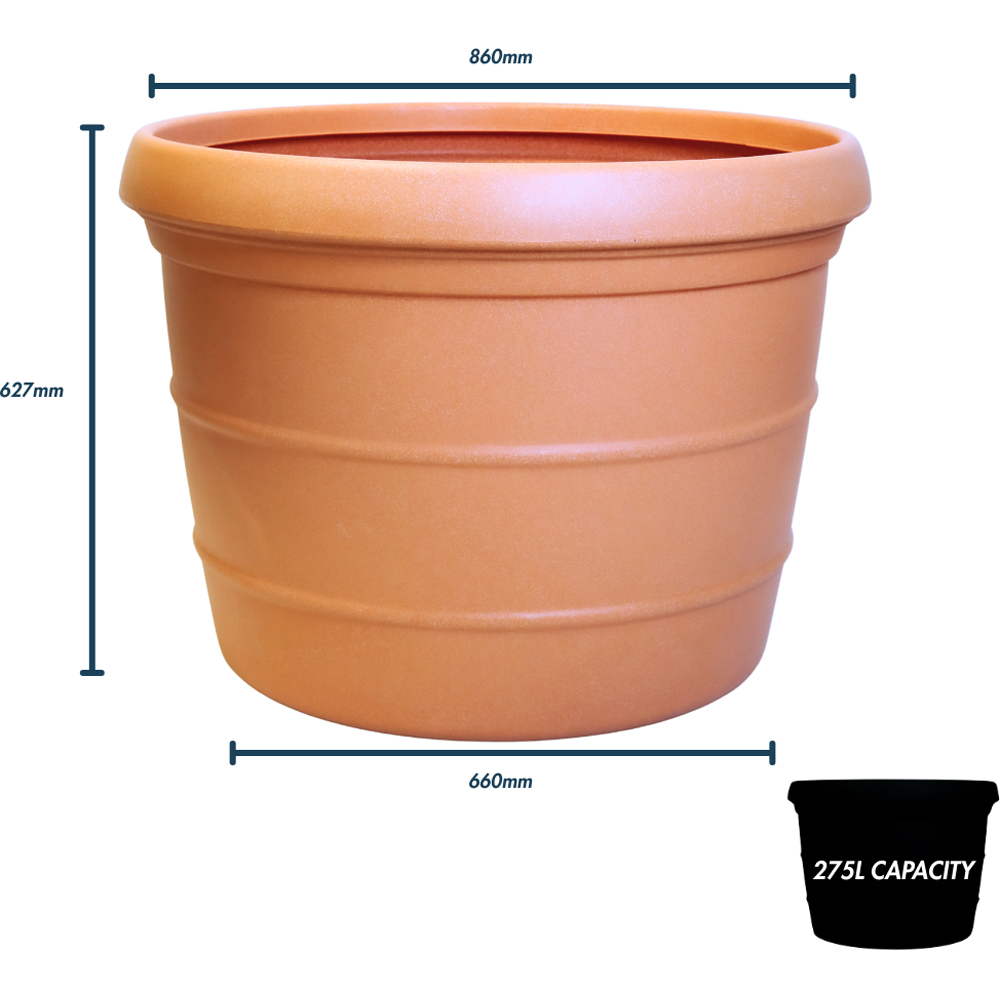 Trifibre Kesington Terracotta Planter 62 x 66cm Image 7