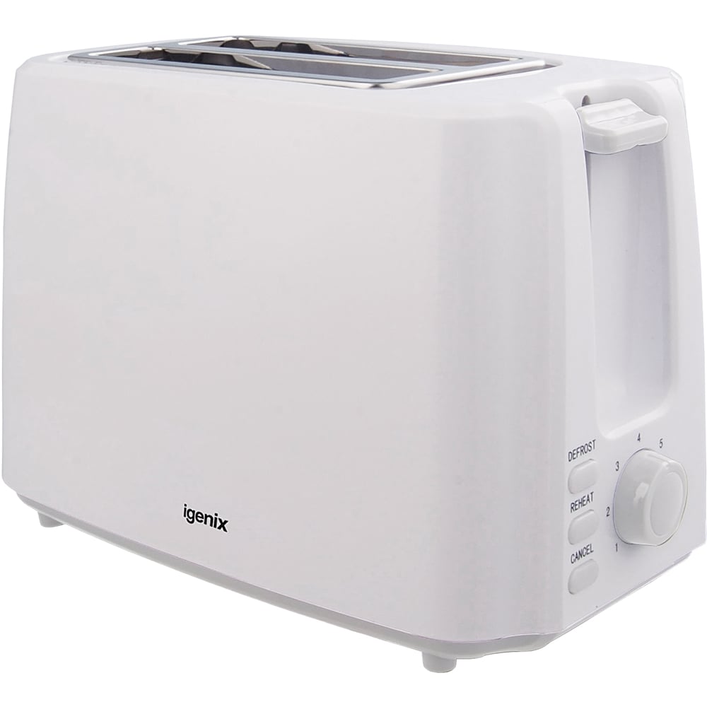 Igenix IGPK28 White 2 Slice Toaster and 1.7L Kettle Set Image 3