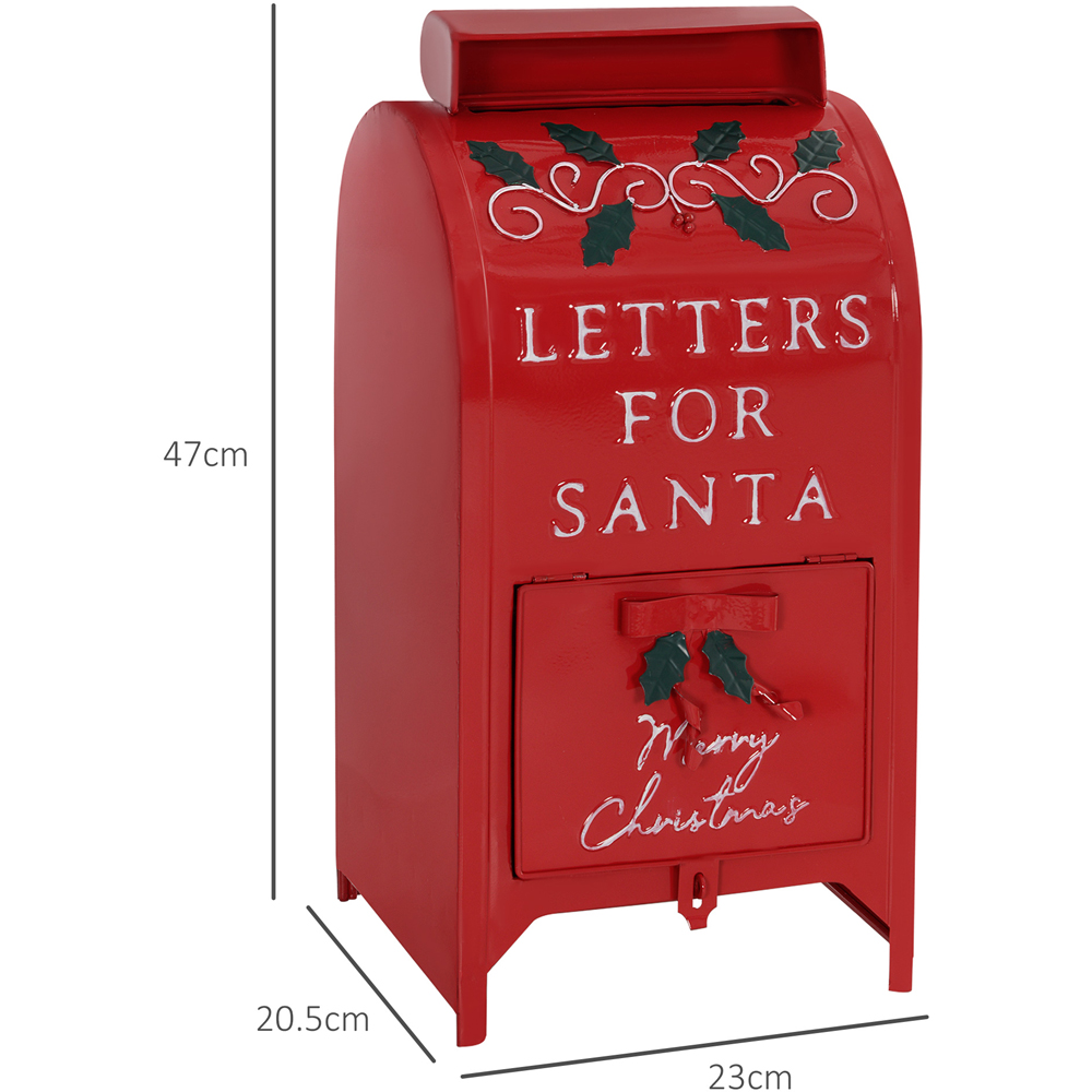 Everglow Freestanding Wall Mounted Post Box Christmas Decoration Image 7