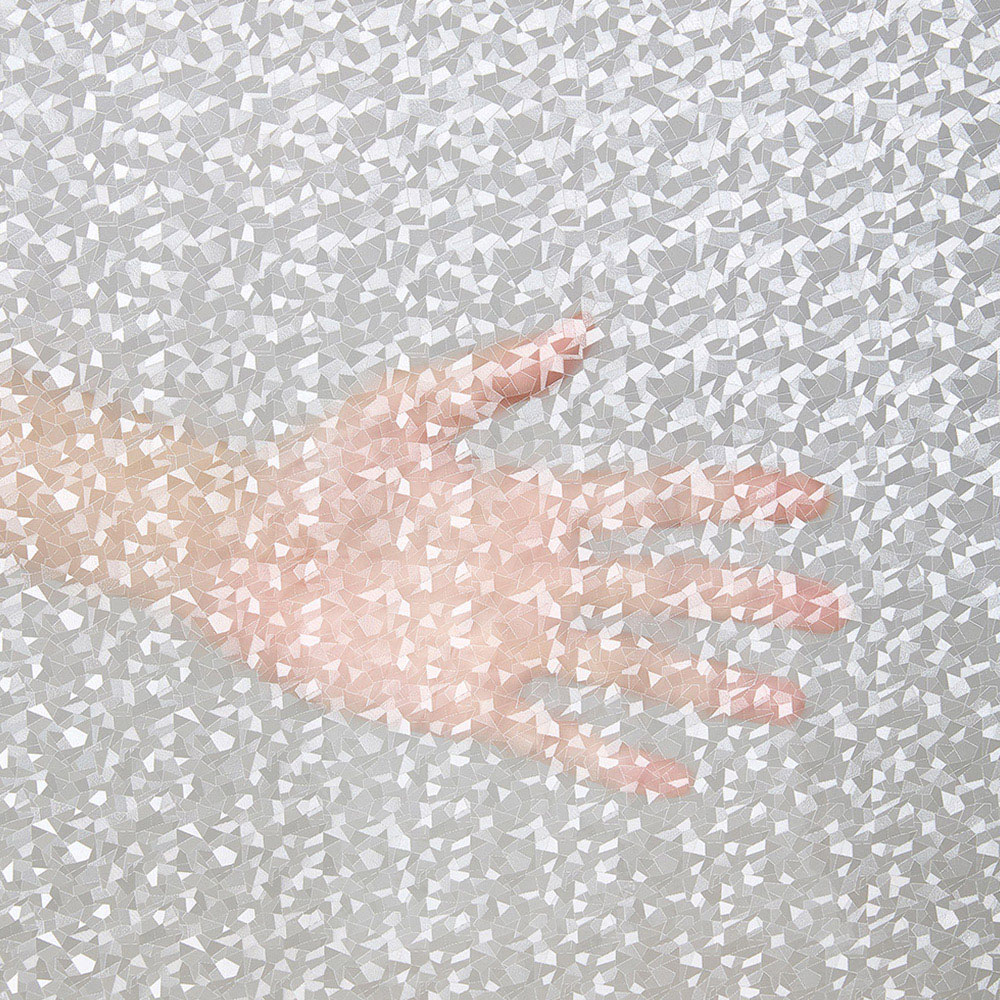 Living and Home Crystal Stone 3D PVC Self Adhesive Privacy Glass Window Film 200 x 61cm Image 6
