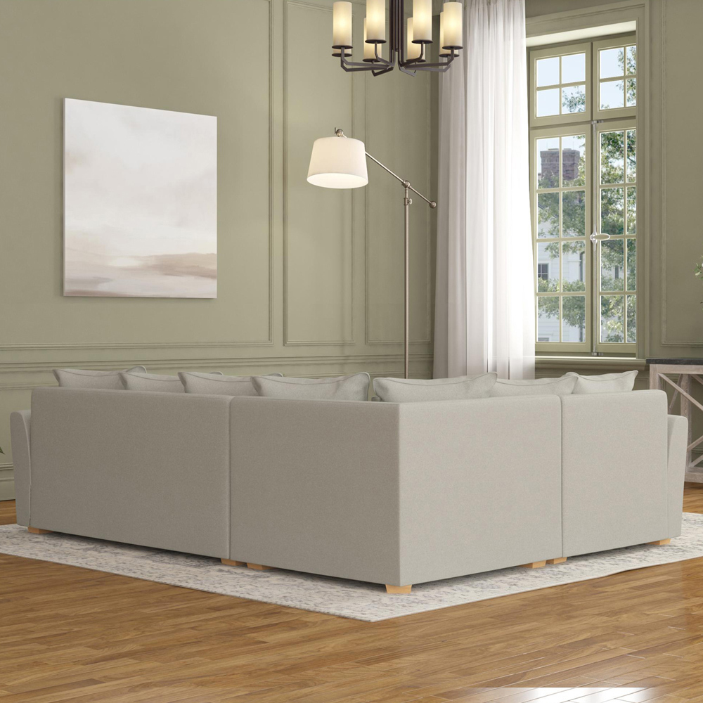 Wendleberry 3 Seater Venice Mink Scatter Back Left Hand Corner Sofa Image 6