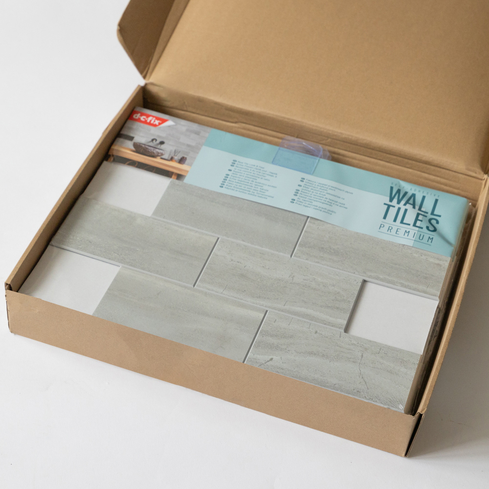 d-c-fix Concrete Tile Self Adhesive Premium Wall Tile 305 x 305mm 10 Pack Image 3