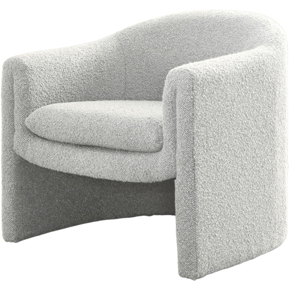 Chelsea Cream Boucle Accent Chair Image 2