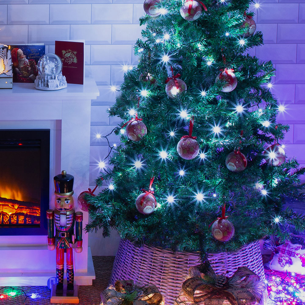 The Christmas Workshop 400 LED White String Light Image 4