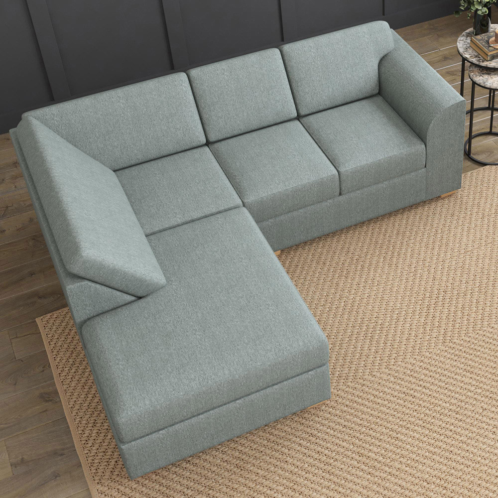 Modo 3 Seater Venice Granite Left Hand Fixed Back L-Shape Corner Sofa Image 7