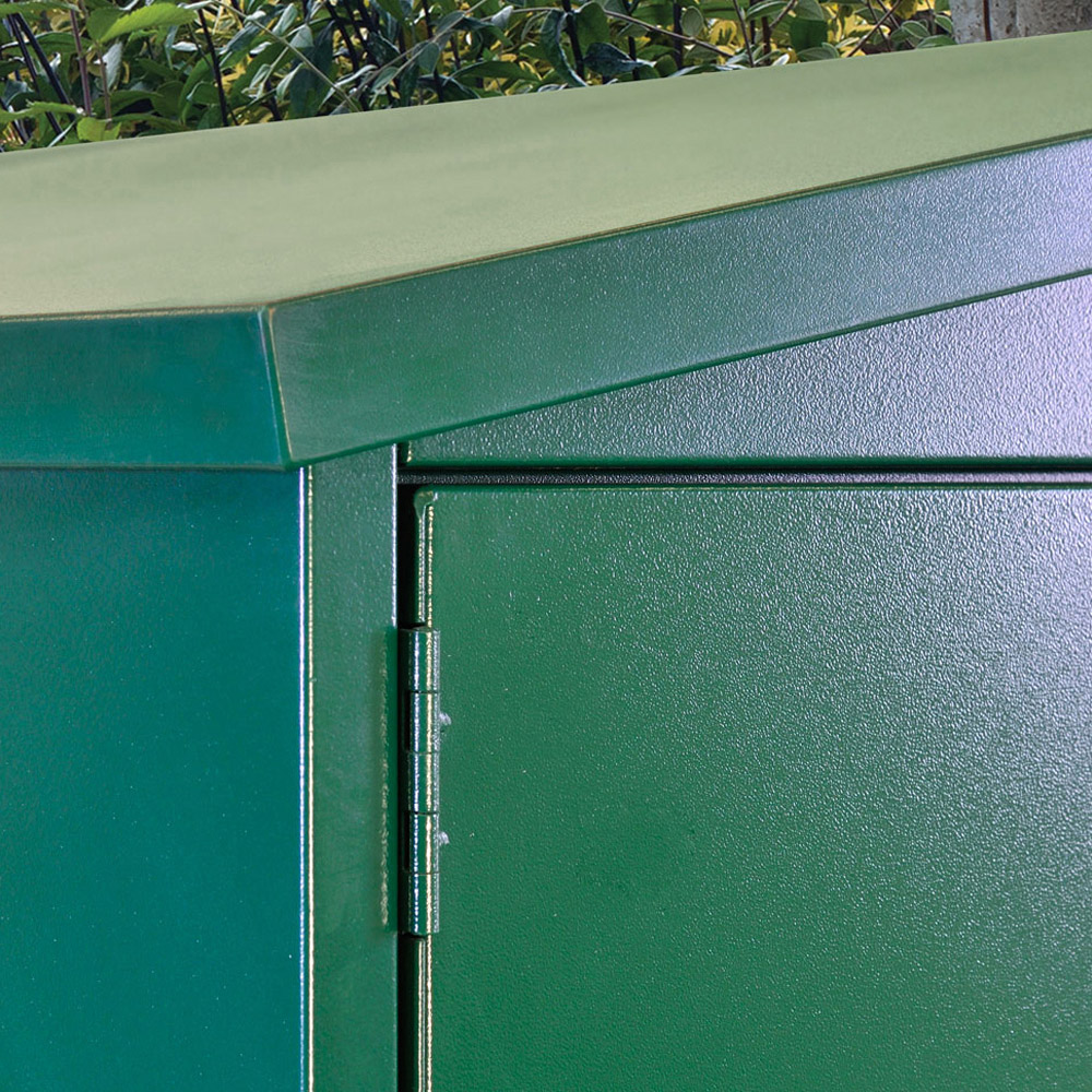 Asgard Saracen 5 x 4ft Double Door Cream High Security Apex Garden Shed Image 7