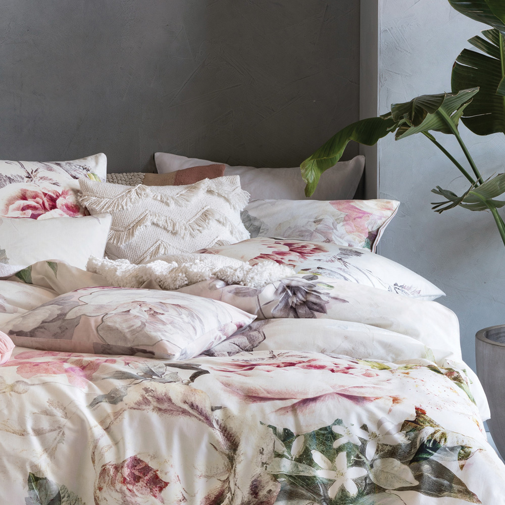 Linen House Sansa Super King Floral Duvet Cover Set Image 3