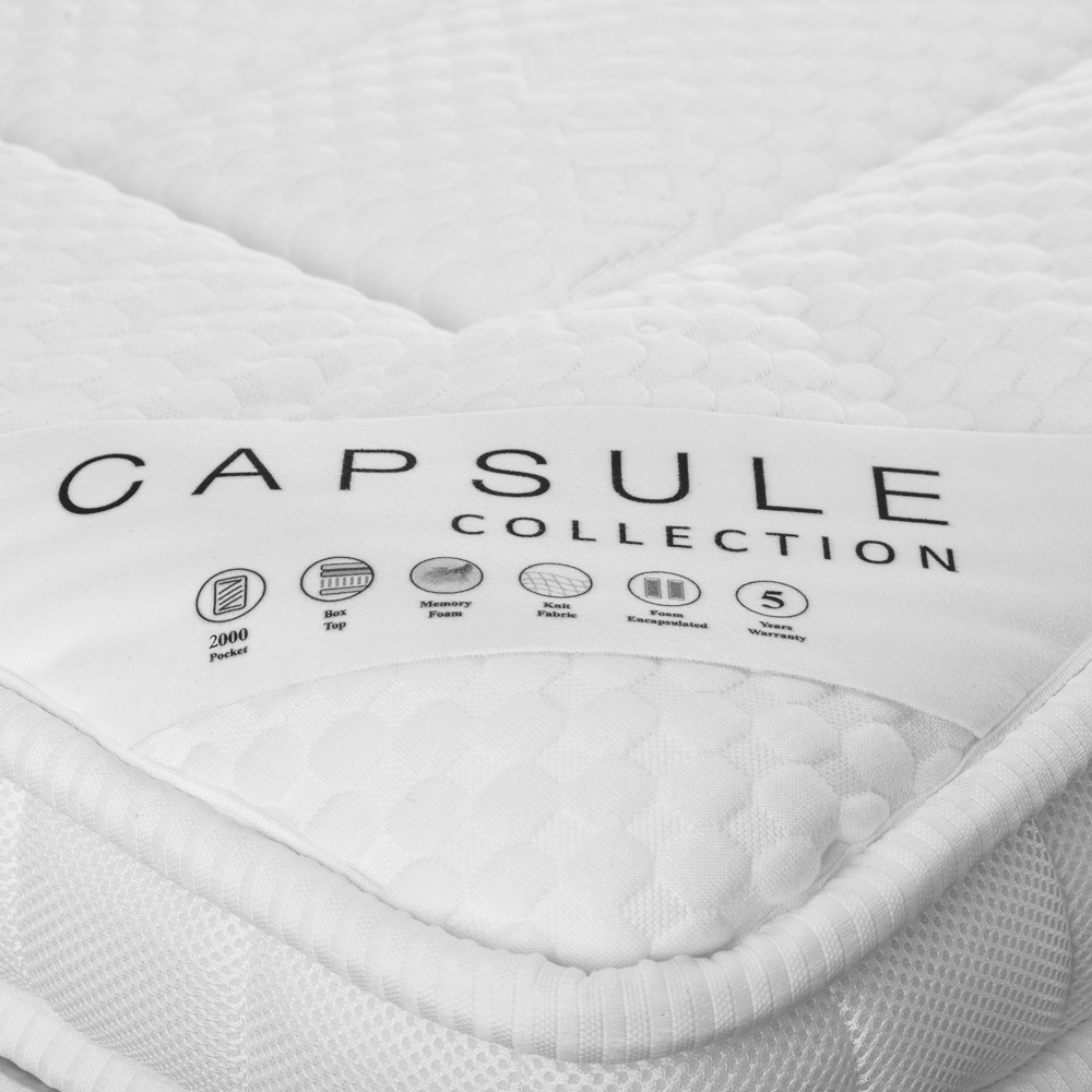 Julian Bowen Capsule Double 2000 Pocket Sprung Box Top Mattress Image 6
