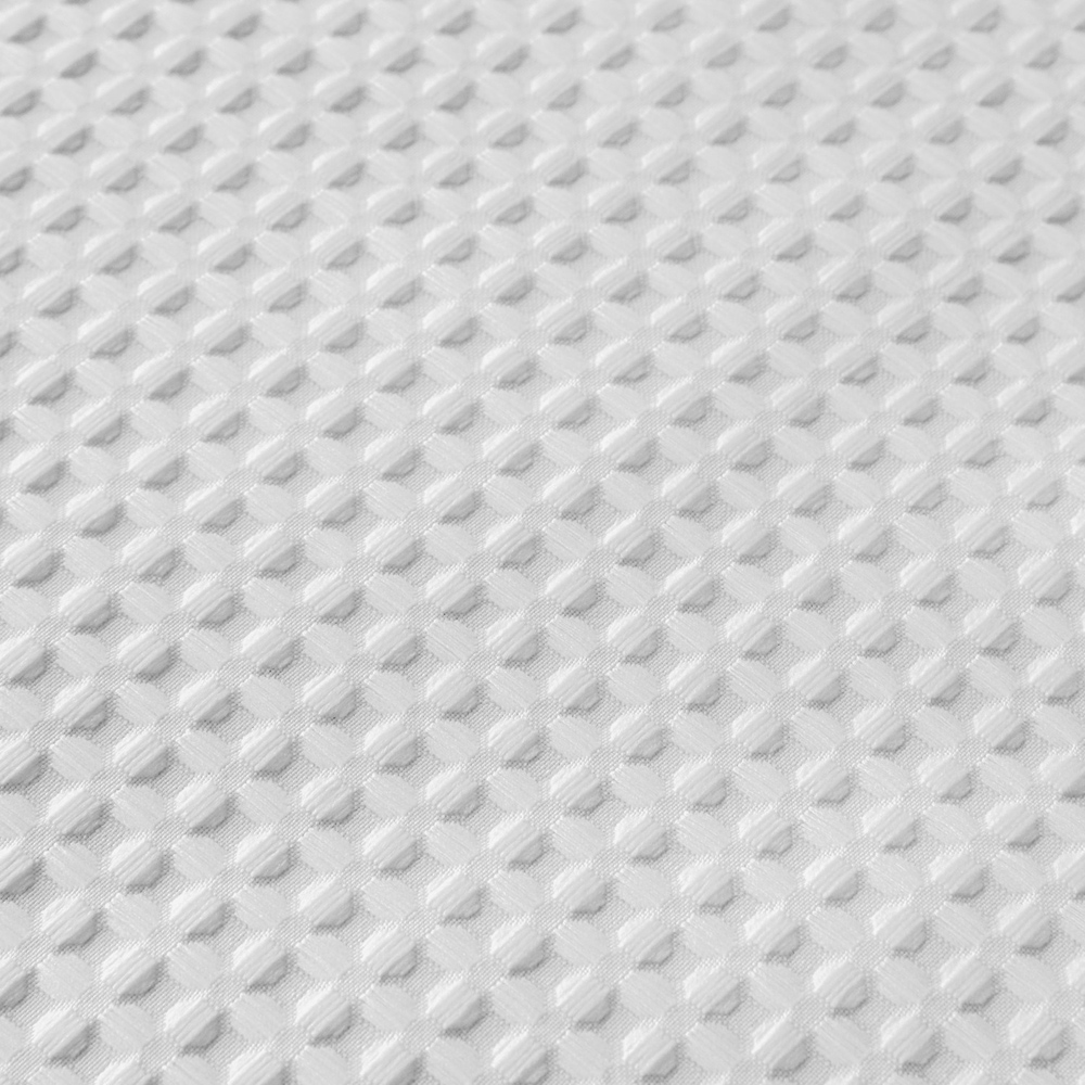 Velosso Waffle White Blackout Curtains 183 x 229cm Image 2