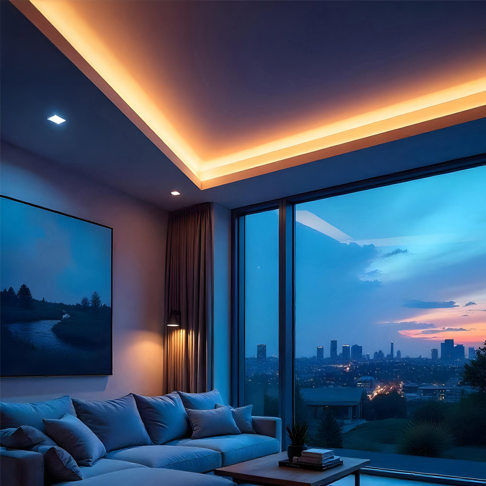 ENER-J Aluminium Channel Profile with PC Cover 24.5 x 6.85mm 4 Pack Image 5