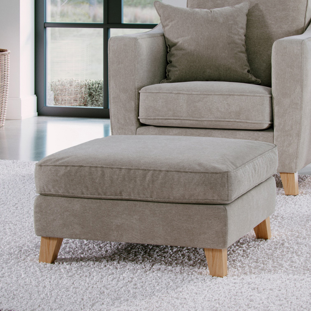 Marlon City Stone Footstool Image 3