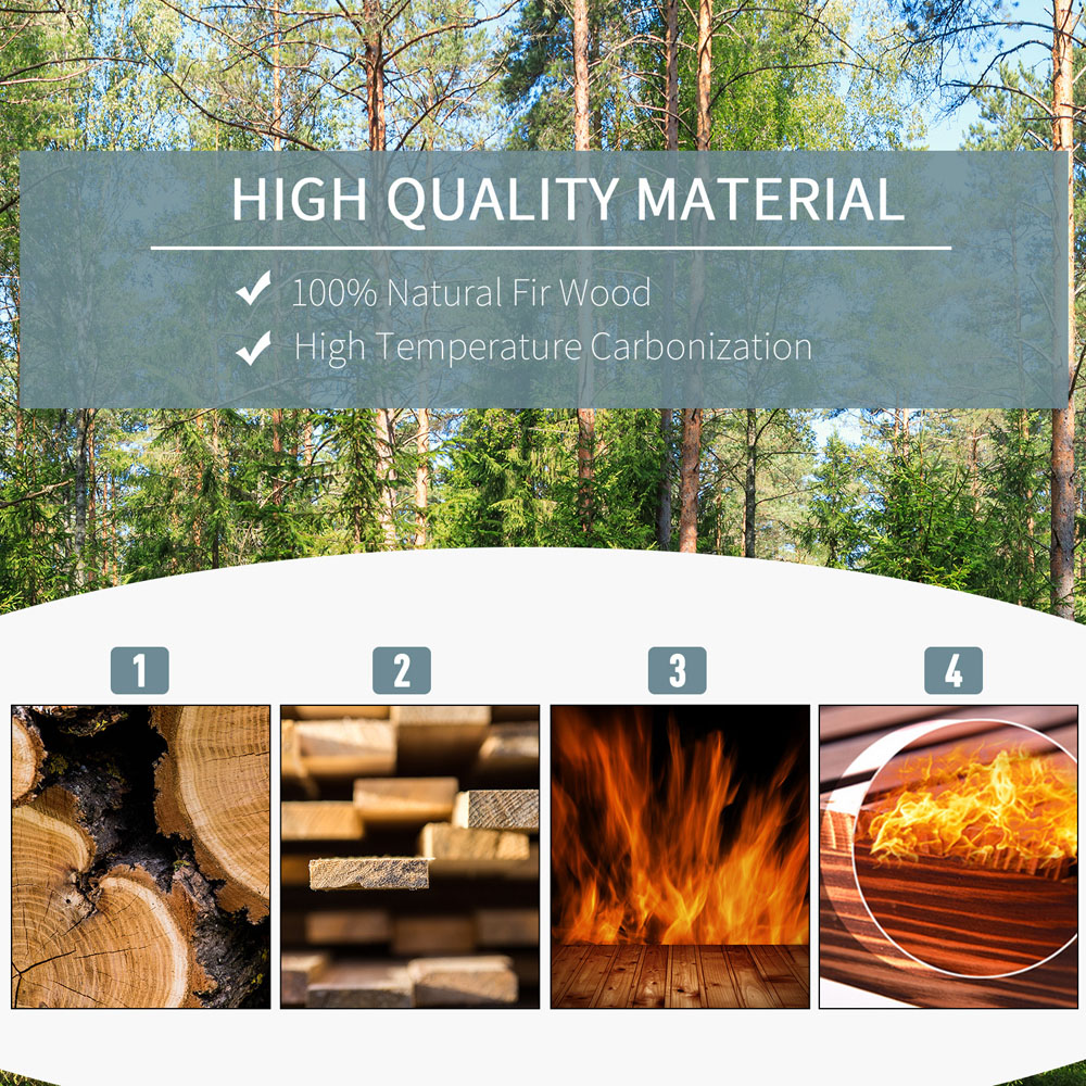 Outsunny Wooden Raised Garden Bed Planter Image 5