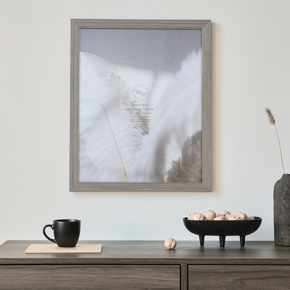 Hawthorn Wooden Photo Frame - Grey / 20 x 16in Image 2