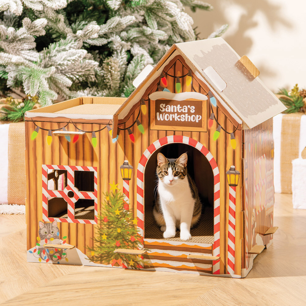 Santa Workshop Cat Scratcher Image 4