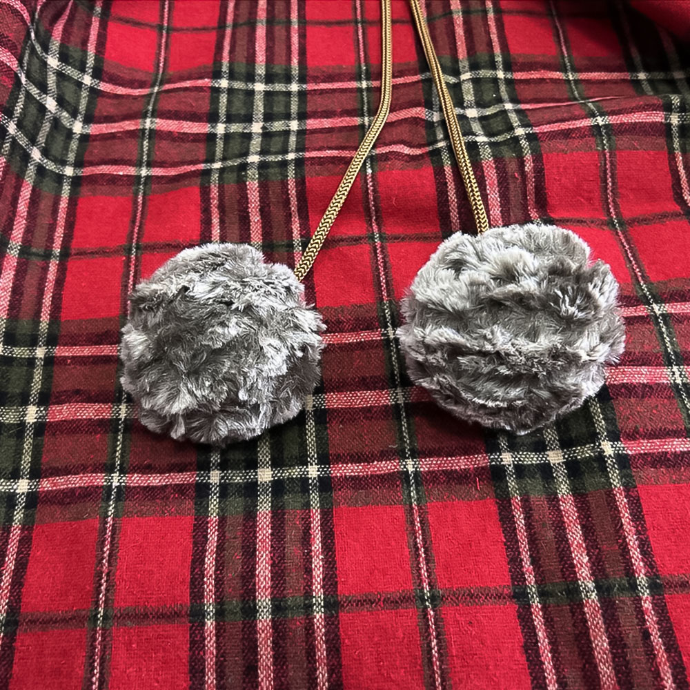 Red Tartan Present SackRed Image 3