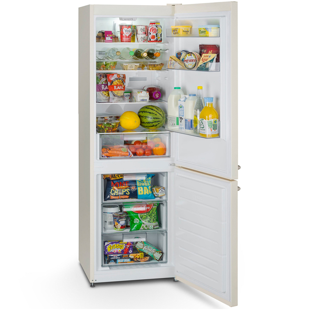 Montpellier MAB386EC Cream Retro Wide No Frost 295L Fridge Freezer Image 4