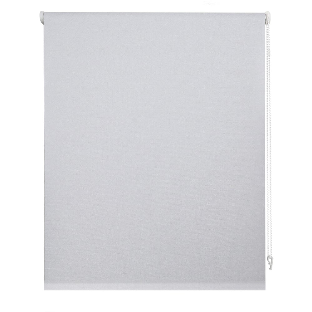 Textured Blackout Roller Blind - White / 120cm Image 2
