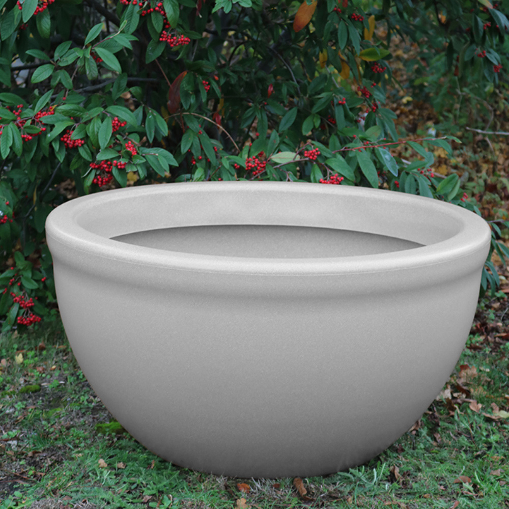 Trifibre Hampton Concrete Low Bowl Planter 46 x 88cm Image 2