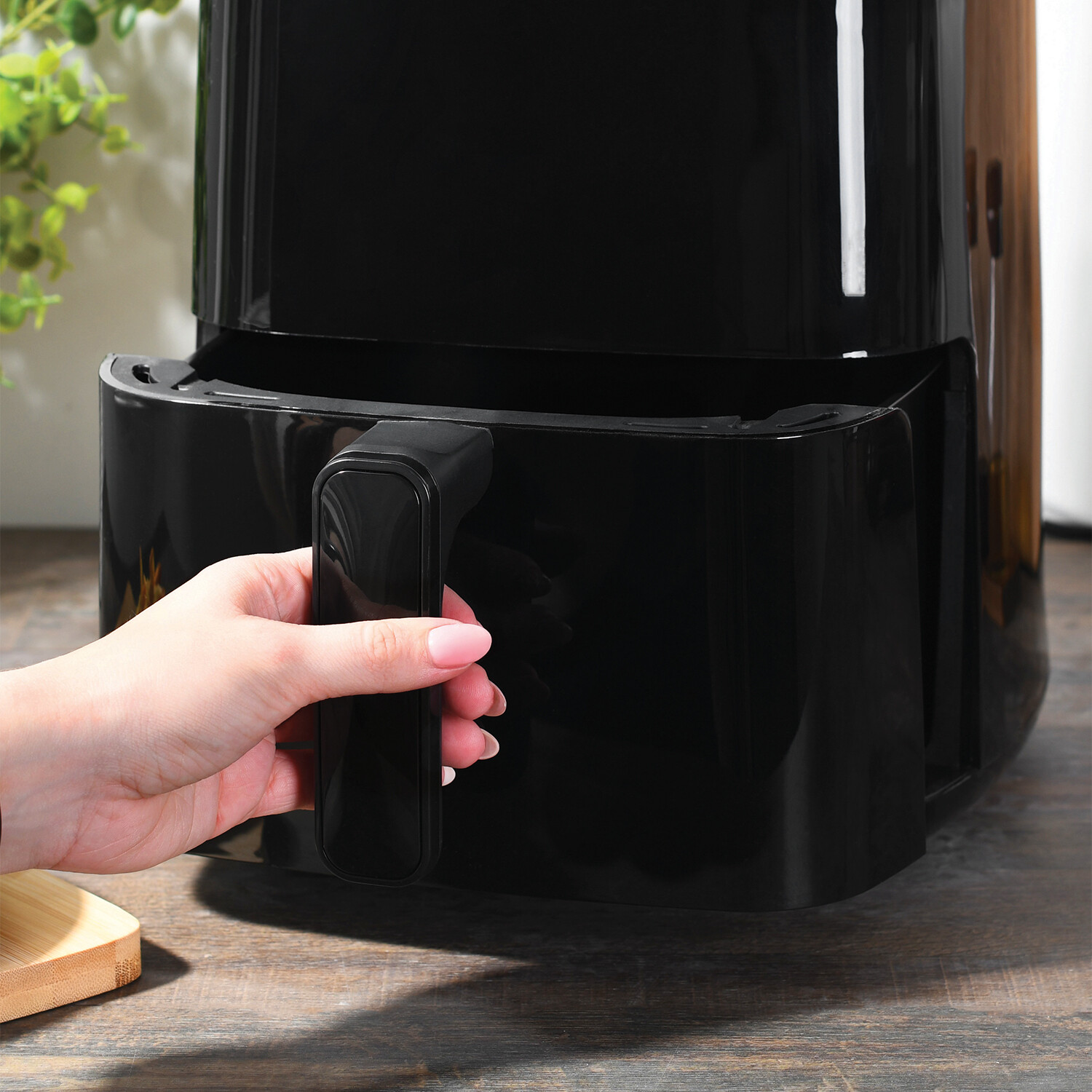 KM Digital Black Air Fryer 5L Black Image 11