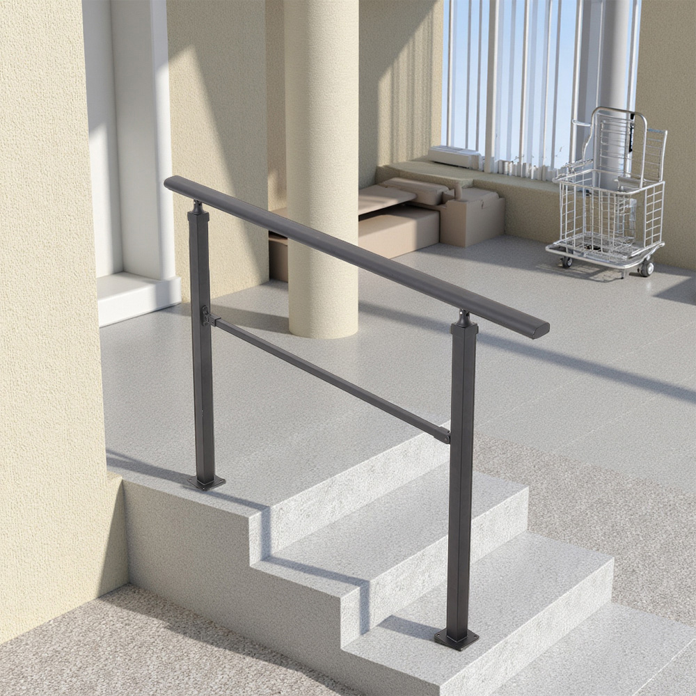 Living and Home Carbon Steel Stair 3 Step Handrail 102.36 x 96.5cm Image 8