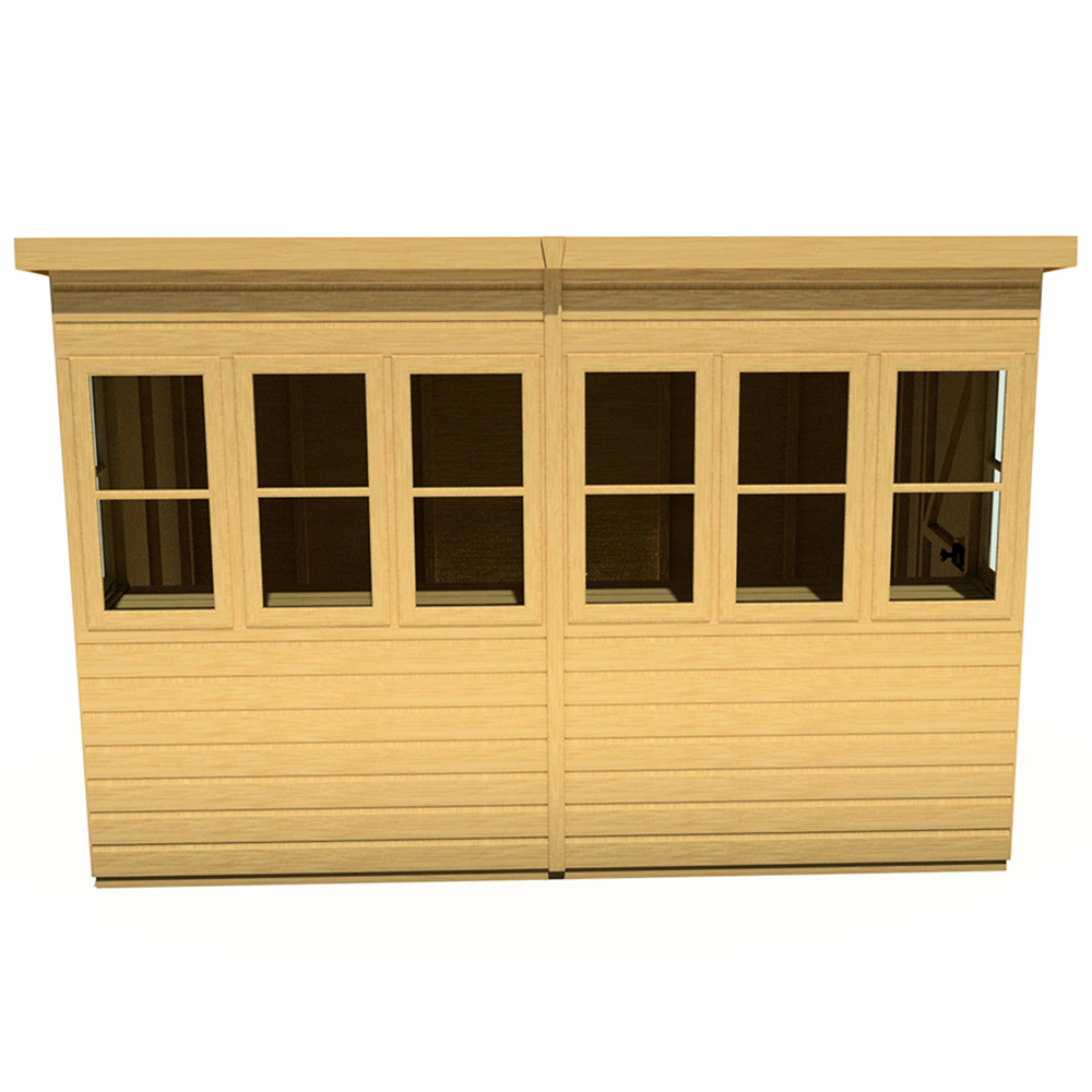 Shire Sun 10 x 6ft Pent Potting Shed Image 4