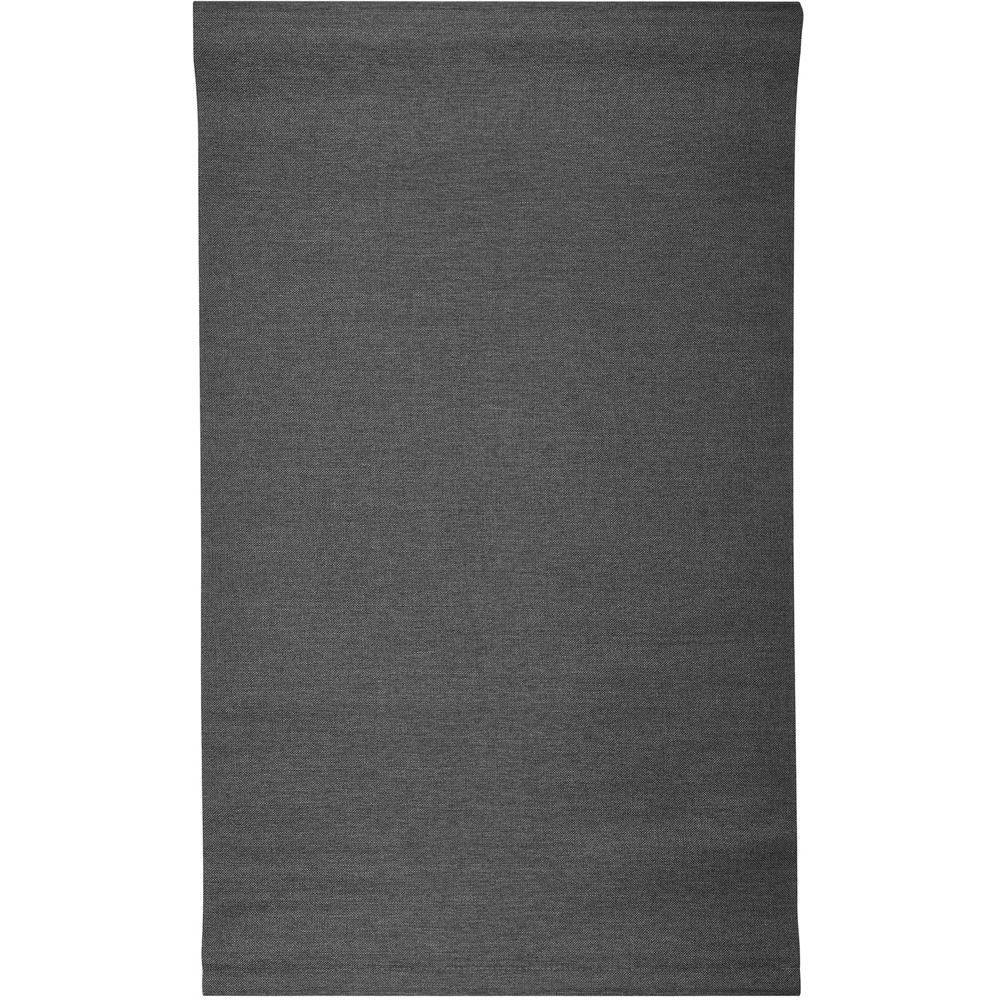 Textured Blackout Roller Blind Dark Grey 90cm Image 2