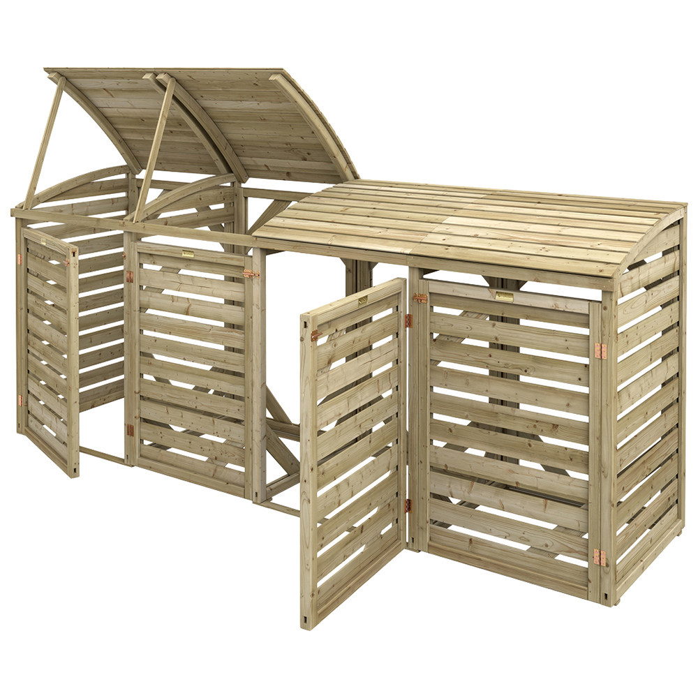 Rowlinson Quadruple Bin Storage Unit Image 5