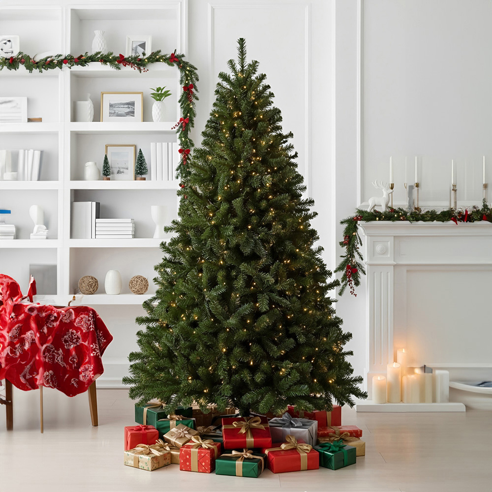 Living and Home Metal Stand Artificial Christmas Tree 6.8ft Image 7