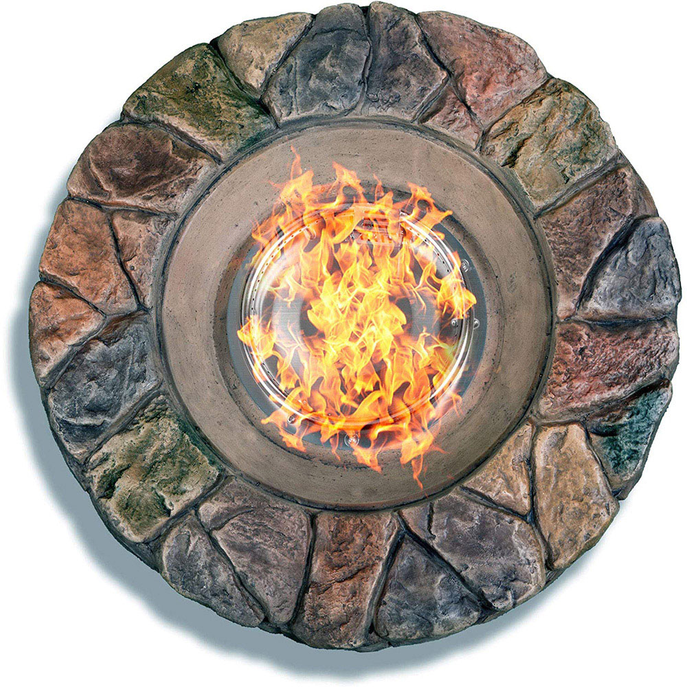 Centurion Supports Fireology Kaluya Bronze Eco Stone Finish 40000 BTU Gas Fire Pit Image 4