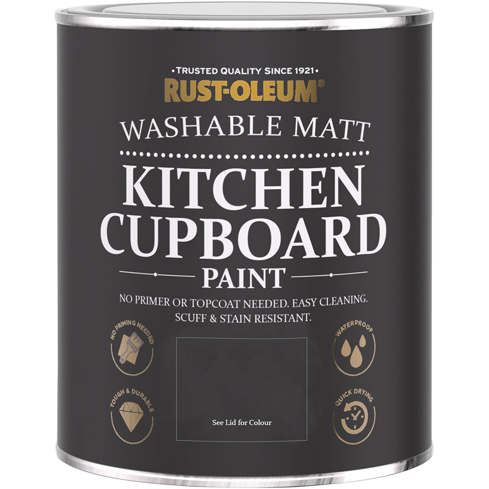 Rust-Oleum Kitchen Cupboard Hessian Washable Matt Paint 750ml Image 2