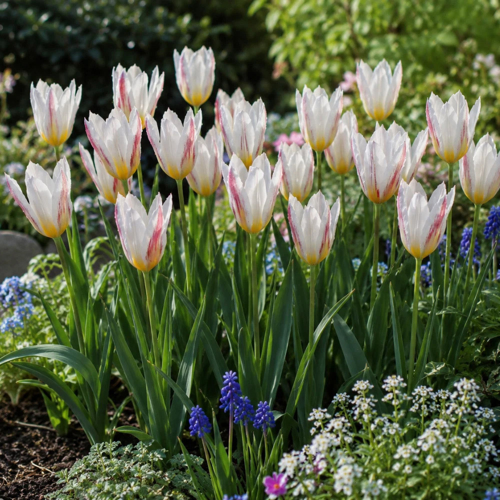 Thompson and Morgan Tulip Ice Stick Planting Bulb 8 Pack Image 4
