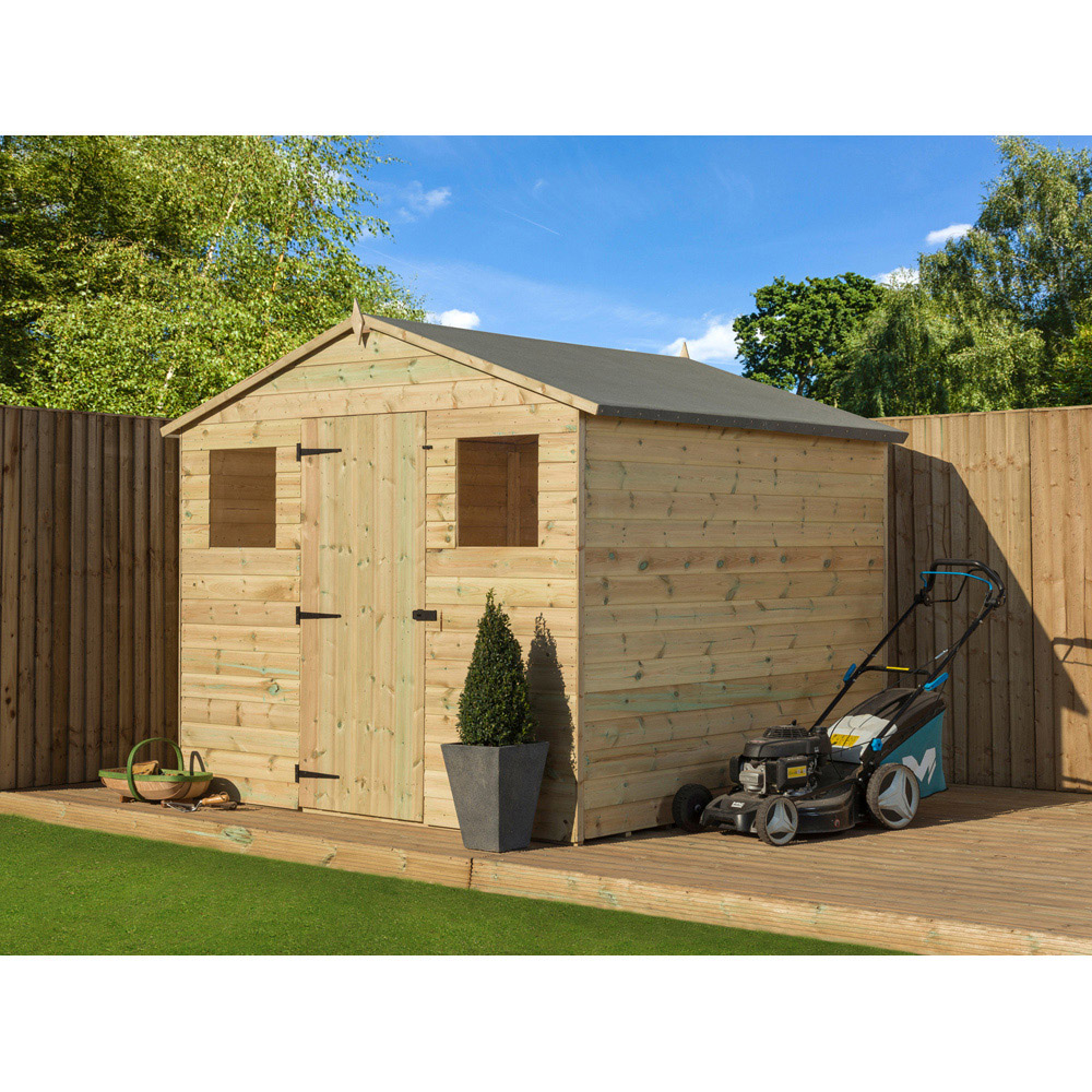 Empire Sheds 10000 8 x 8 Tongue and Groove Wooden Apex Garden Shed Image 2