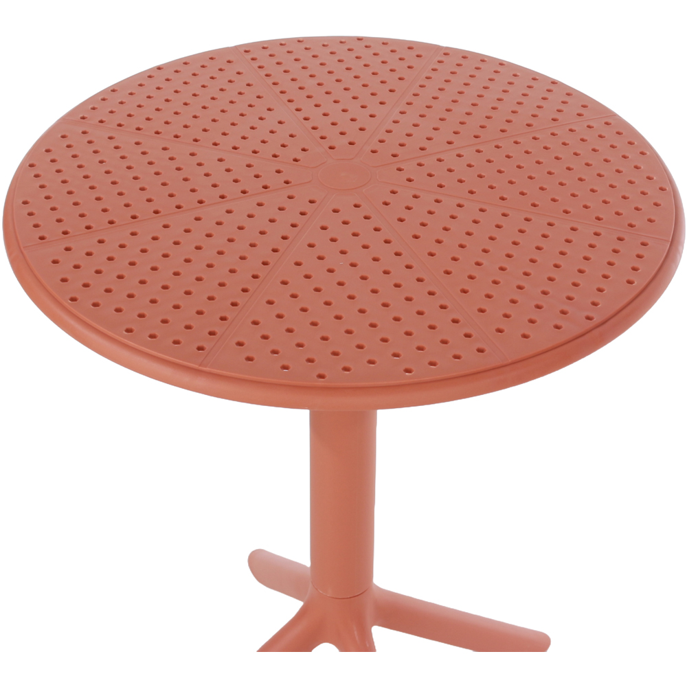 Core Products Rimini Cala 2 Seater Terracotta Bistro Table Set Image 4