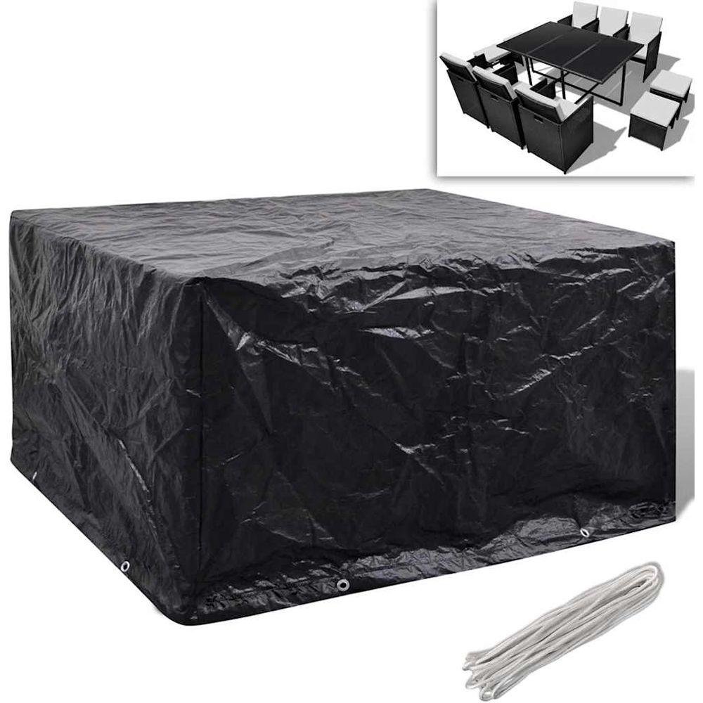 Walplus Black Garden Furniture Cover 172 x 113 x 73cm Image 5
