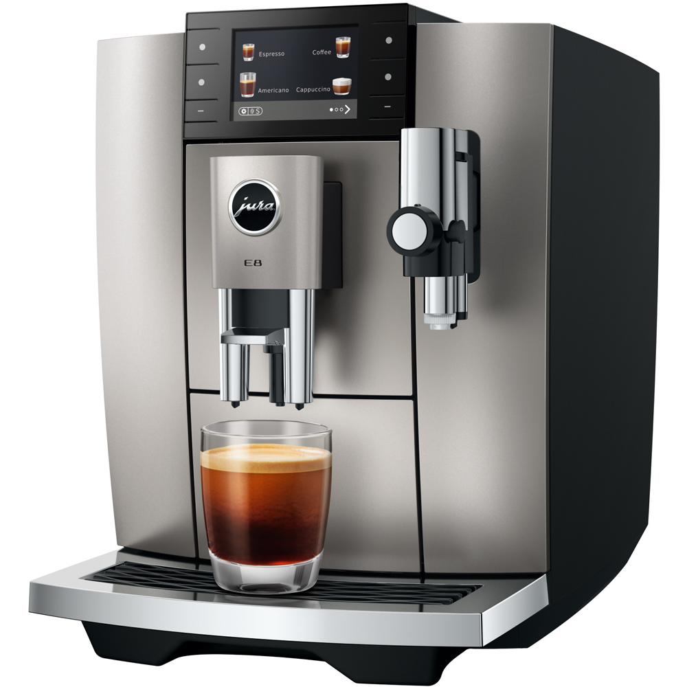 Jura E8 15721 Midnight Silver Bean-to-Cup Coffee Machine Image 3