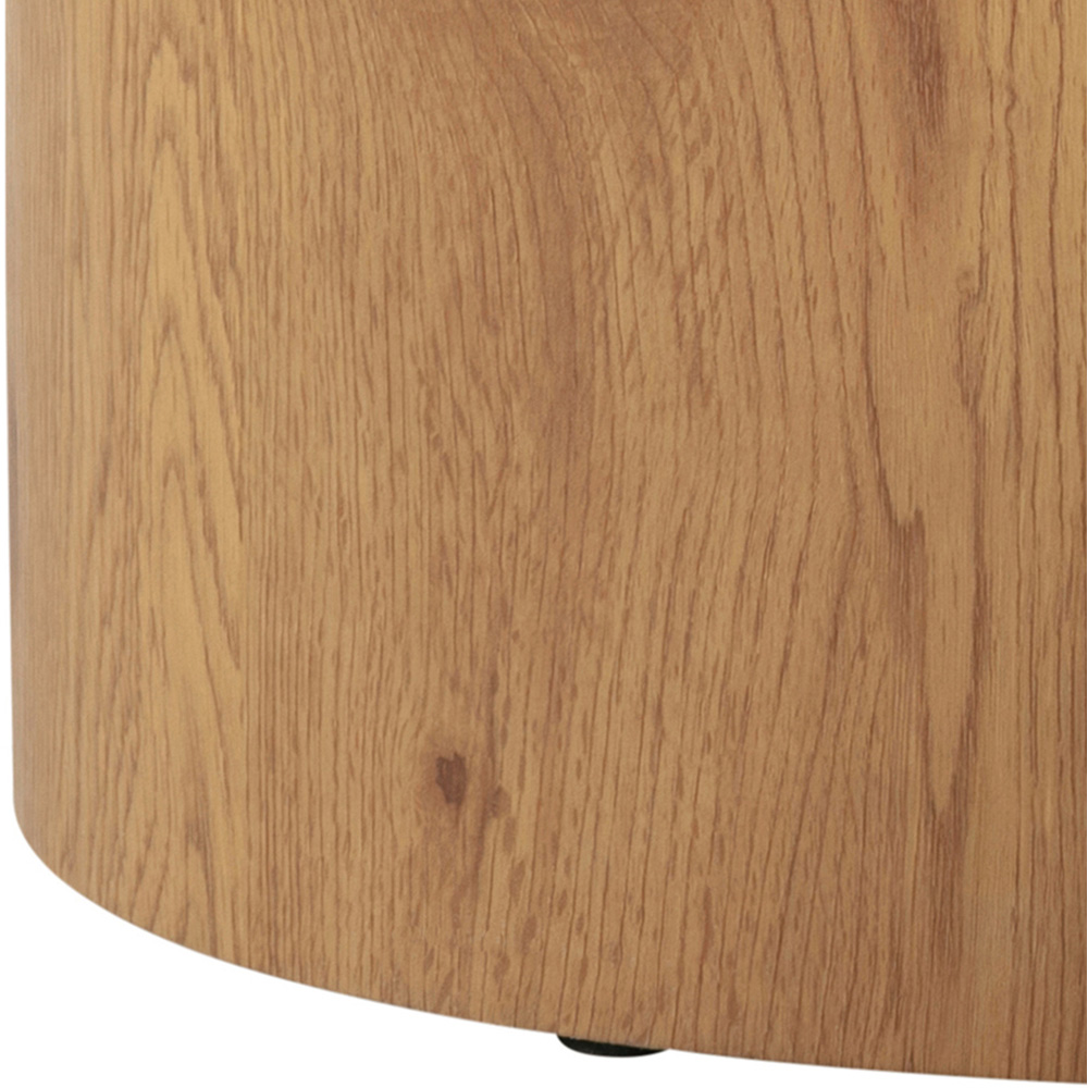 Florence Mice Oak Oval Coffee Table Set of 2 Image 5