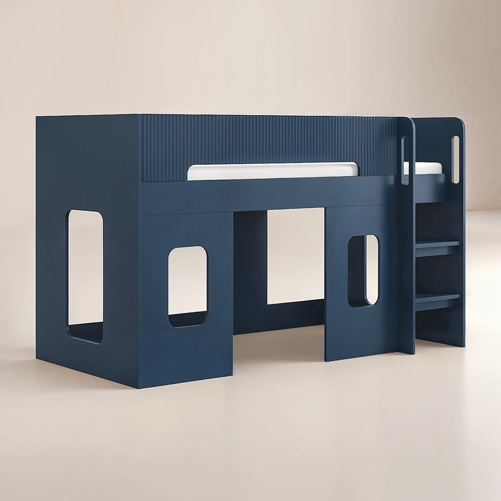 Flair Lino Navy Play House Mid Sleeper Image 2