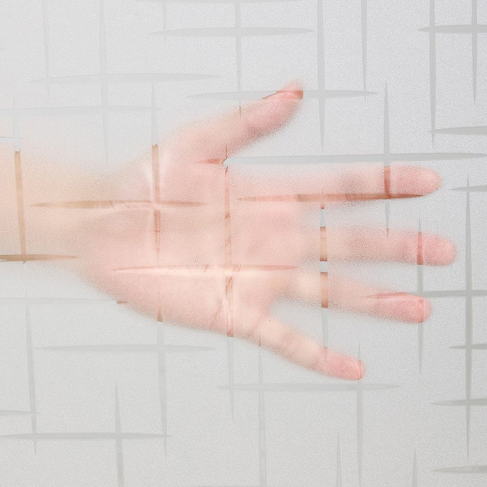 Living and Home Small Star 3D PVC Self Adhesive Privacy Glass Window Film 200 x 61cm Image 6