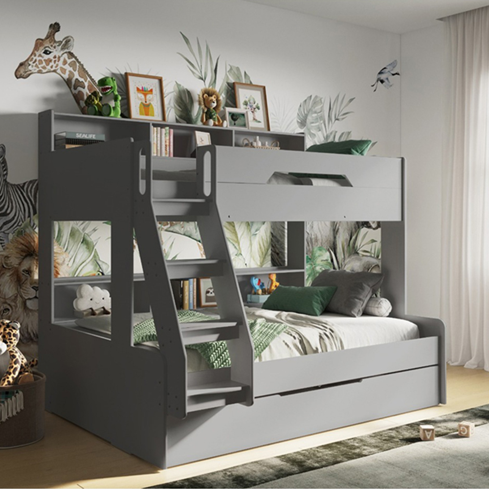 Flair Interstellar Triple Grey Bunk Bed Image 7