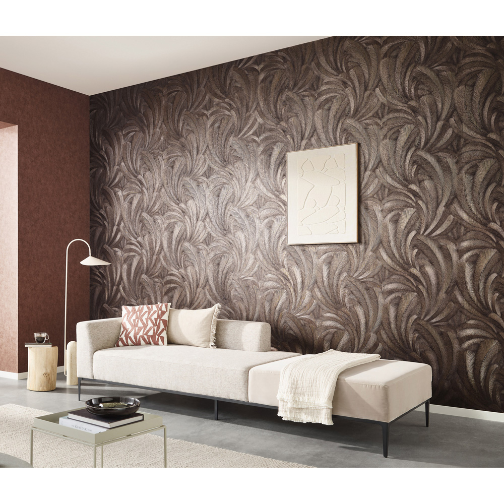 Erismann Elysium Plume Bronze Wallpaper Image 6