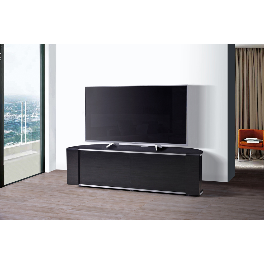 MDA Designs Sirius 1600 2 Door Black TV Cabinet Image 9