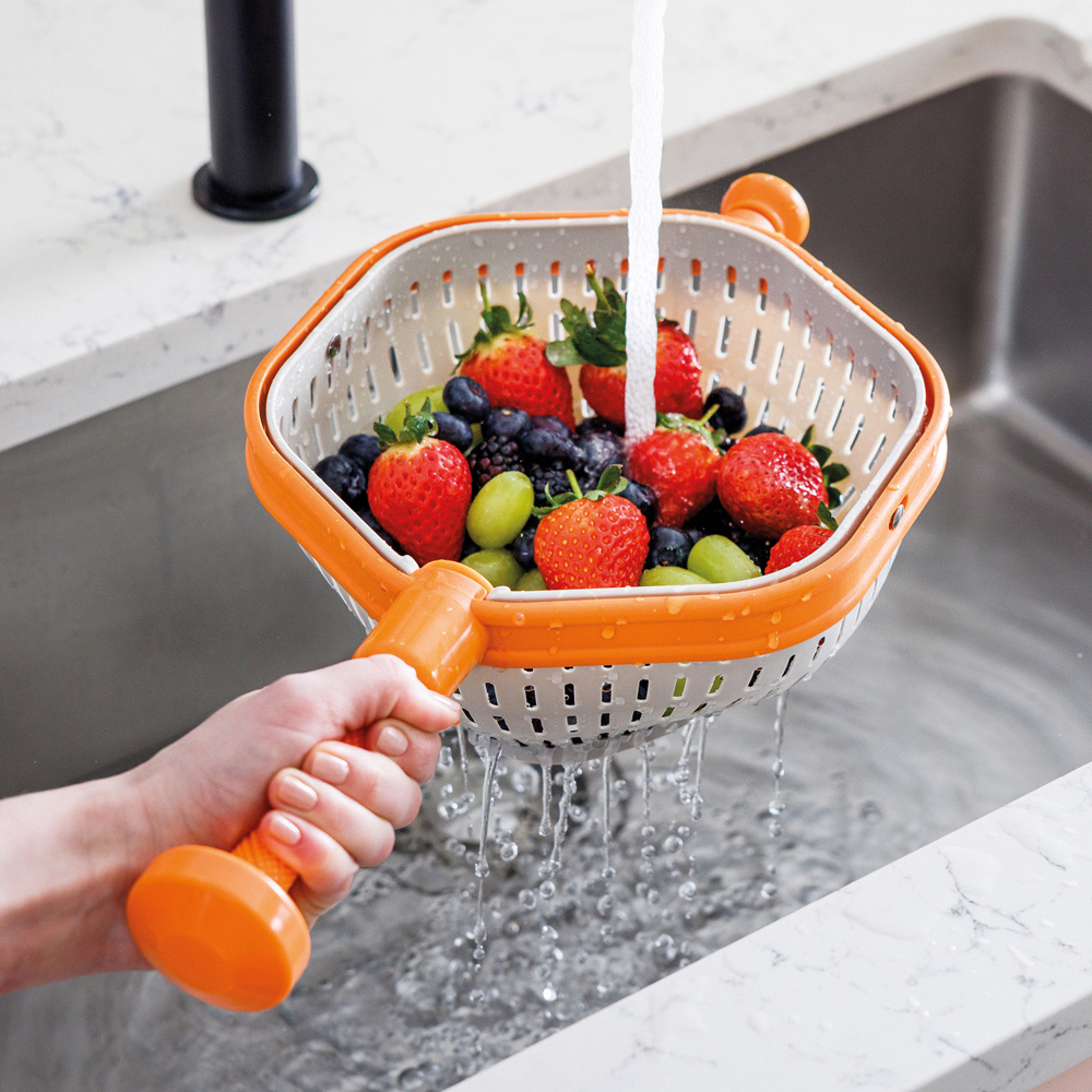 JML 2-in-1 Colander and Salad Spinning Salad Whizz Image 5