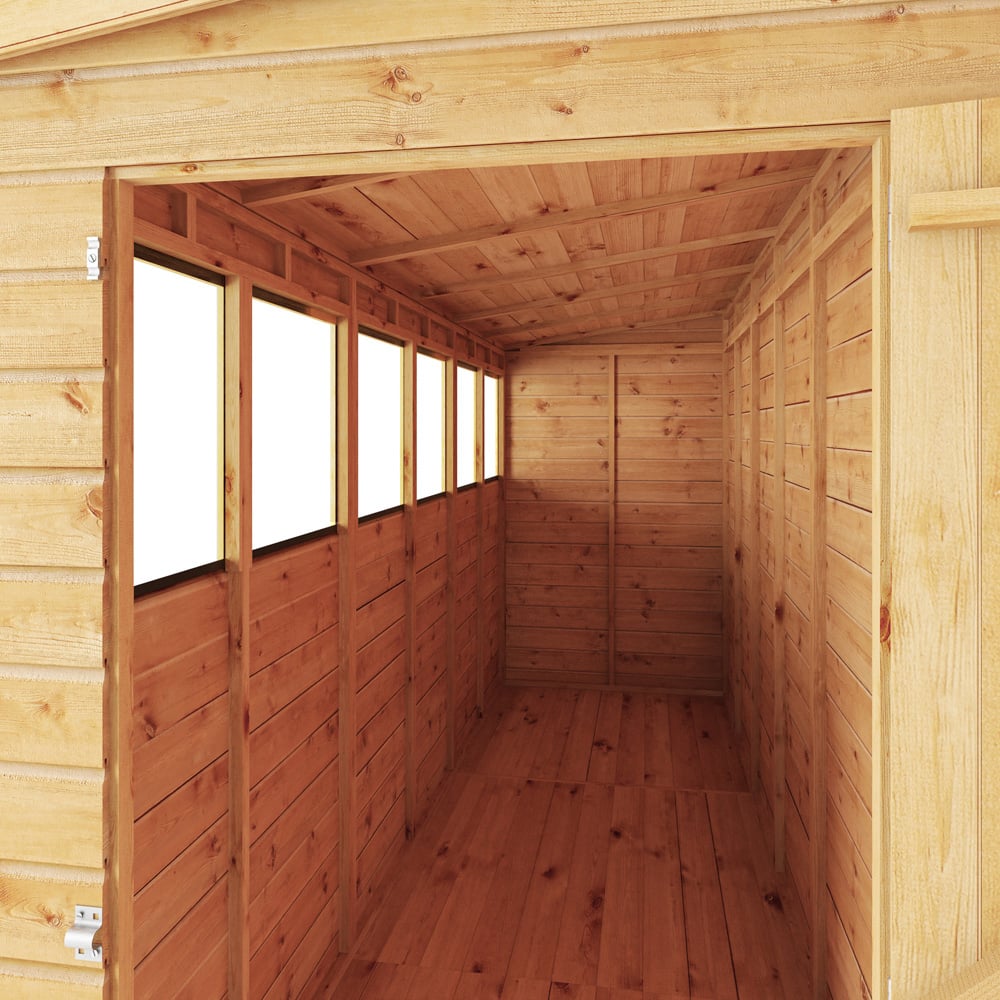 Mercia 12 x 4ft Shiplap Pent Shed Image 4