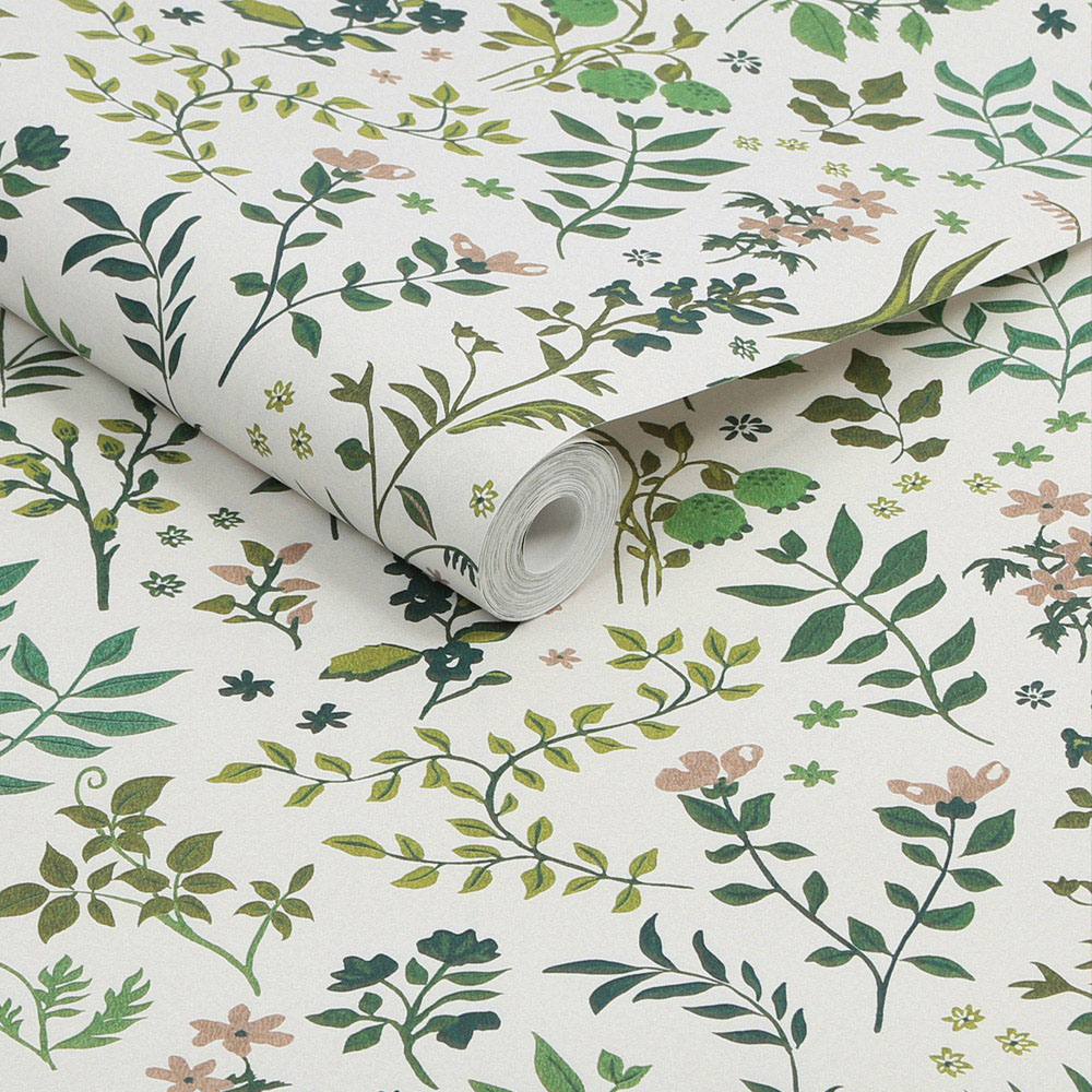 Joules Holcombe Floral Cream Wallpaper Image 2
