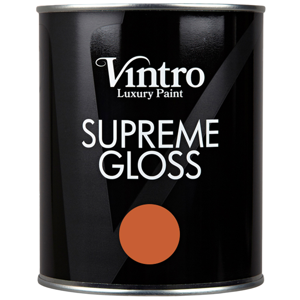 Vintro Paint Walls and Ceilings Thors Rust Gloss Paint 1L Image 2
