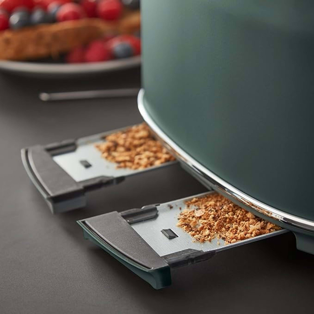 Tower Renaissance EEJB196 Forrest Green 4 Slice Toaster and 1.7L Kettle Bundle Image 5