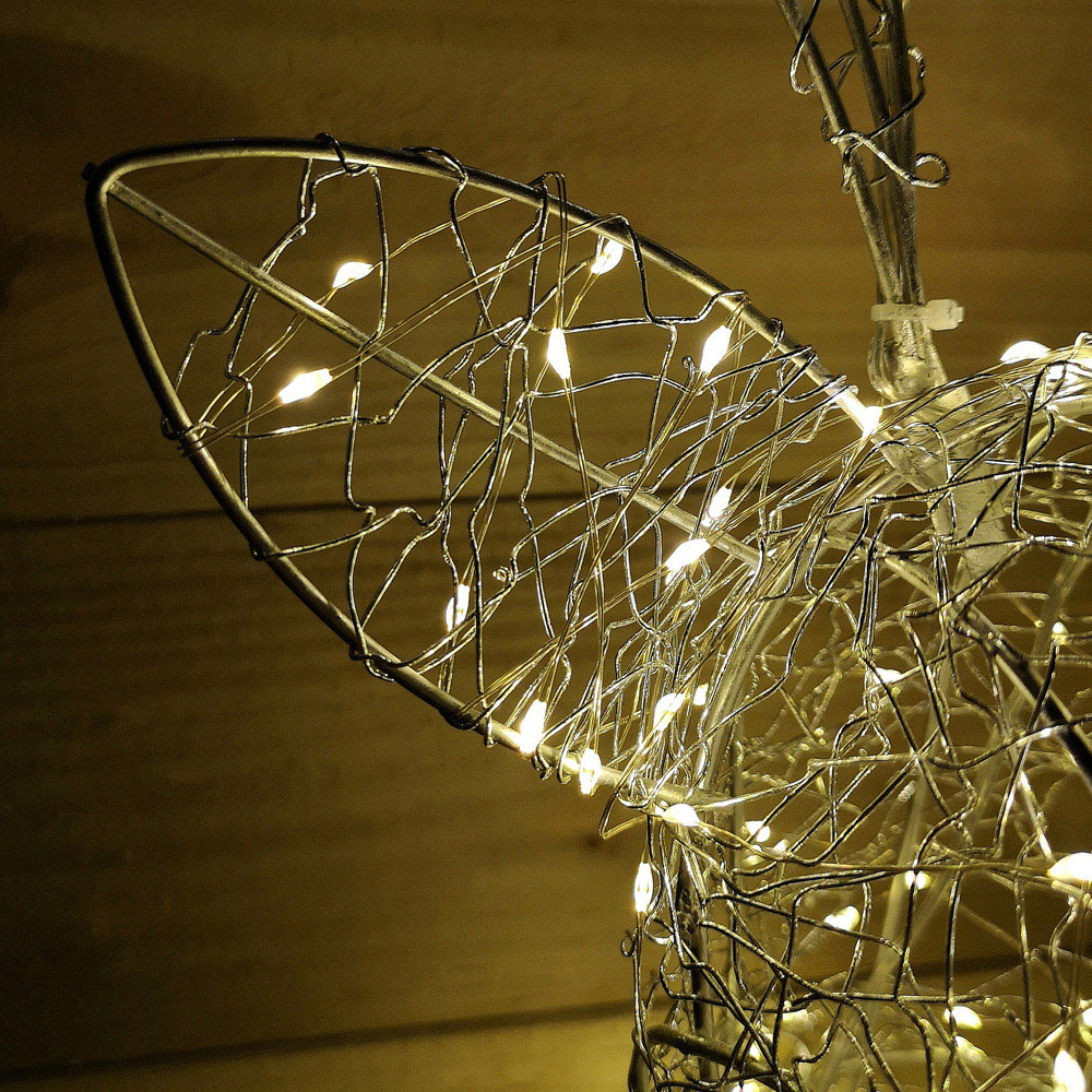 Samuel Alexander Wall Mounted Stag Warm White LED Christmas Decoration Image 3