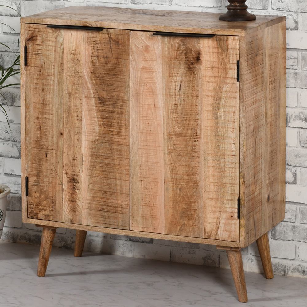 Brooklyn Surrey 2 Door Solid Wood Drinks Cabinet Sideboard Image 1